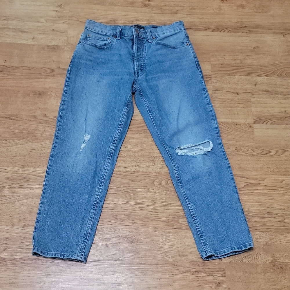 Lucky Brand Relaxed Taper Distressed Jeans Size 2 / 26